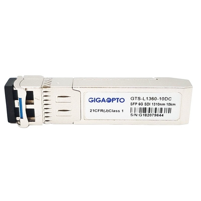 6G SD/HD/3G/6G/SDIのためのビデオ トランシーバー モジュール1310nm 10km LC DOM