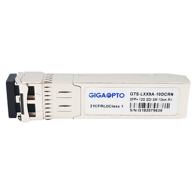 12G 6G 3G HD SD-SDのための非MSA 12G SDIビデオSFPの受信機1310nm 10km LC