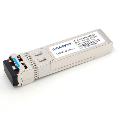 12G SDI CWDMの送信機SFP+ Tx 1270~1450nm DFBの送信機20KM LC DOM MSA Pinout