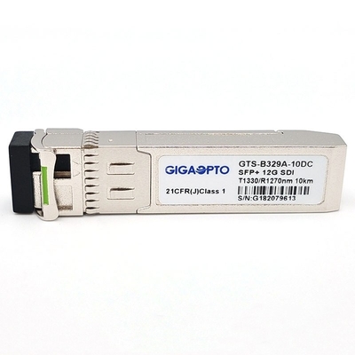 12G UHD SDIビデオSFPのトランシーバーのBiDi 13T 12R SMPTEの光学トランシーバー