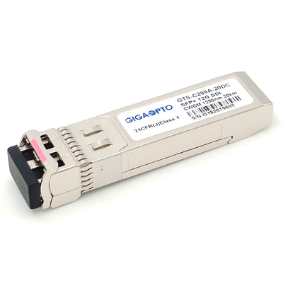 12G SDI CWDMデジタルのビデオ光学トランシーバー1270~1450nm 20KM複式アパートLCの単一モード繊維MSA