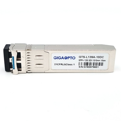 12G SDI SMPTEのビデオ病理学パターン1310nm 10km DDM SFP+ LC SMF MSAトランシーバー モジュールHD/SD-SDI