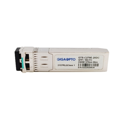 CWDM繊維のチャネル モジュール1270nm-1610nm 10kmの光学トランシーバー16G SFP+モジュールSMF
