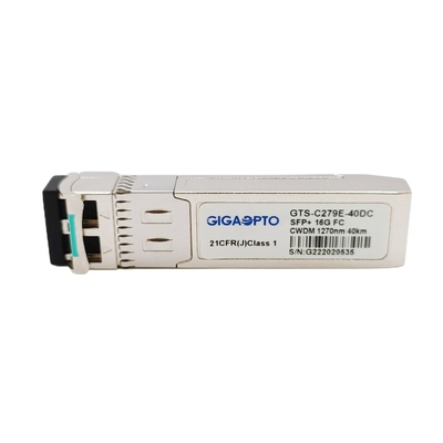 16G SFP+ CWDM 1270nm-1610nm 40km繊維チャネルのトランシーバー モジュールSMF