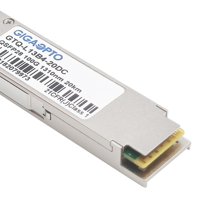 100G eLR4 20km 4WDM QSFP28の二重司令官が付いている光学トランシーバー モジュール