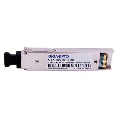 10GBASE-BX XFPの二方向の光学トランシーバー1270nm/1330nm 10km LC DOM