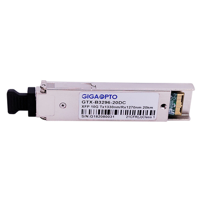 LC DOM 10Gbps BIDI XFP ELRの光学トランシーバー モジュール1270nm/1330nm 20km