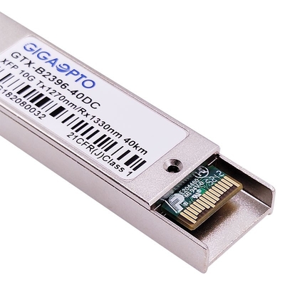 DOM 10Gbps XFP WDM繊維のトランシーバー モジュール1270nm/1330nm 40km