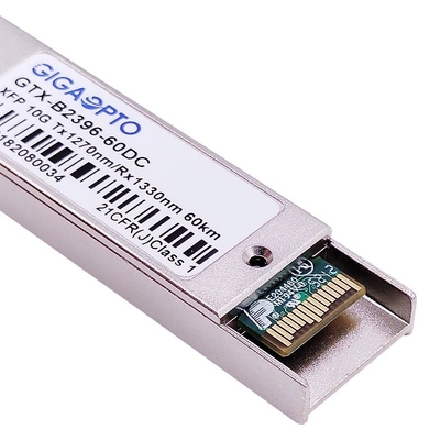 10Gbps BIDI XFP ER60繊維のトランシーバー モジュール1270nm/1330nm 60km DOM