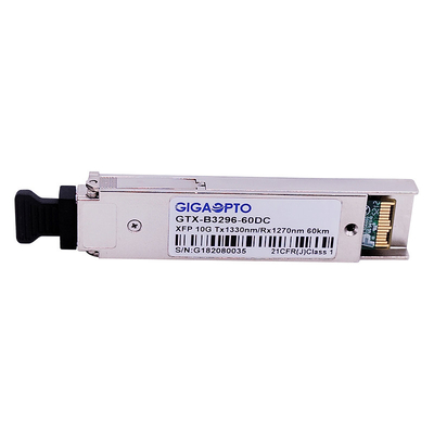 10Gbps XFP WDM ER60のイーサネット繊維のトランシーバー モジュール1330nm/1270nm 60km DOM