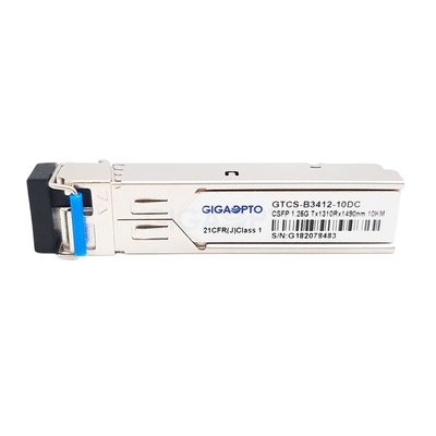2チャネルGLC-2BX-UのためのTX1310nm/RX1490nm CSFP Ciscoのトランシーバー モジュール10km