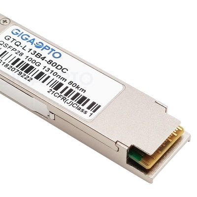 Cisco QSFP-100G-ZR4-Sのための1310nm LAN WDM QSFP28 100GBASE-ZR4の光学トランシーバー