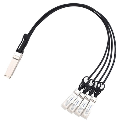4 Cisco QSFP-4SFP10G-CUのためのx 10G SFP+のブレイクアウトDACへの40G QSFP+