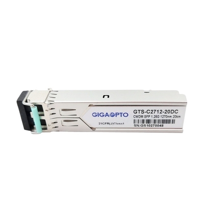 Cisco CWDM SFPxxxx 20のための1270-1610nm 1000BASE-CWDM SFPのトランシーバーSMF 20km