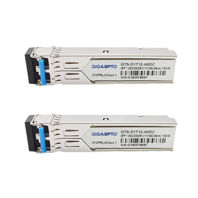 DWDM-SFP Ciscoの多用性があるトランシーバー100GHz 1G EZXモジュール100km SMF