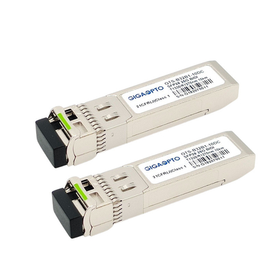 SFP28 25GBASE TX-1330nm RX-1270nm 10km単信LC SMFの光学トランシーバー モジュールDOM