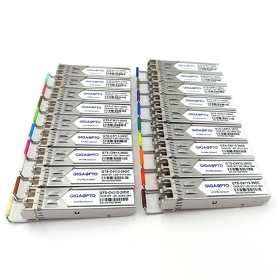 HPE SFP20K-CWxxxx 用 1000Mbps 1270-1610nm SFP CWDM トランシーバー SMF 20km