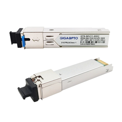 FTTXのための1000BASE-PX20トランシーバー20km SCモジュールEPON ONU SFP