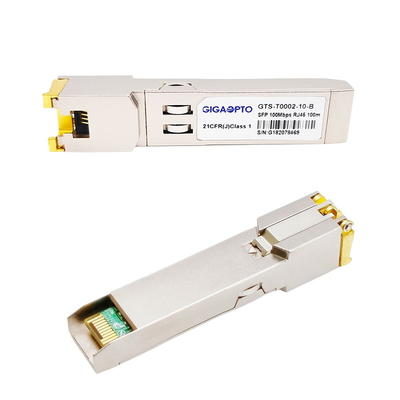 Cisco GLC-FE-Tの100m銅SFPのトランシーバーRJ-45 Cat5/6/6aモジュール