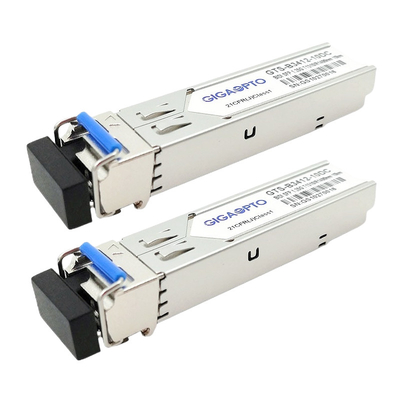 Cisco GLC-BX-U多用性があるSFP BiDi 1.25GのイーサネットTX1310nm RX1490nm 10km SMF