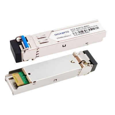 Cisco GLC-BX40-Uのための1.25G TX1310nm RX1550nm BIDI SFPのトランシーバー40km SMF LC DOM