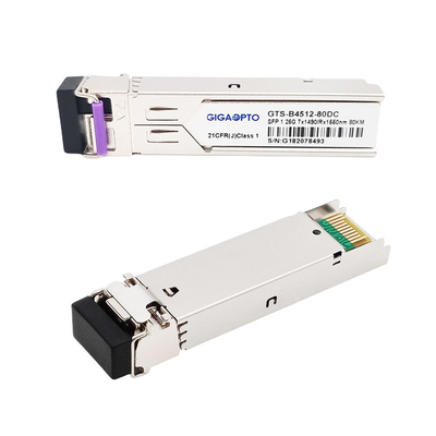 GLC-BX80-UAのための1000BASE-BX Ciscoギガビットのトランシーバー80km LC SMF DOM