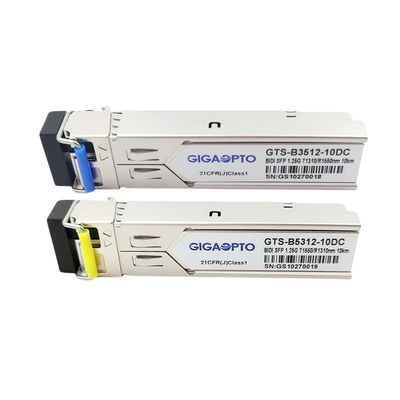 HP SFP-1G-BXD-10のための1000BASE WDM BIDI T1310nm R1550nmのトランシーバー10kmモジュール