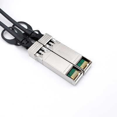10Gbps 30AWG 直接続ケーブル 高速データ転送のための黒色